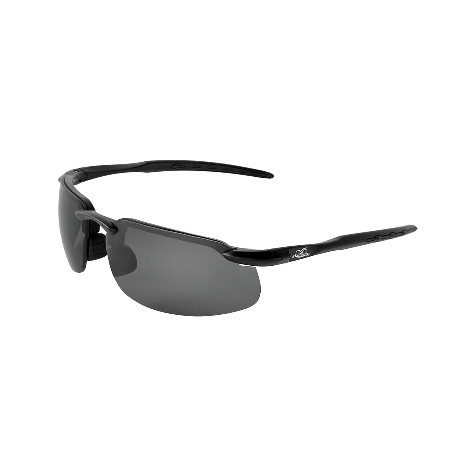 Bullhead Safety Betta™, Smoke AF Lens, Matte Black Safety Glasses, Frame Color Matte Black, Lens Color Smoke/Gray, ANSI Z87 Compliant, Model# 360-11301